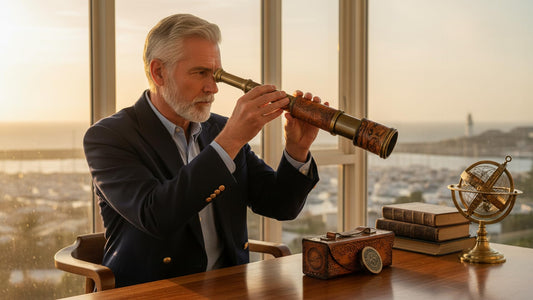 THOR INSTRUMENTS pirate telescope with box and case, ideal for display and collector interest.