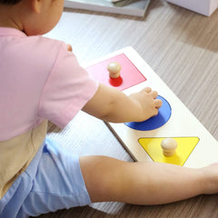 Thoth classroom-ready wooden puzzle for sensory exploration in learning.