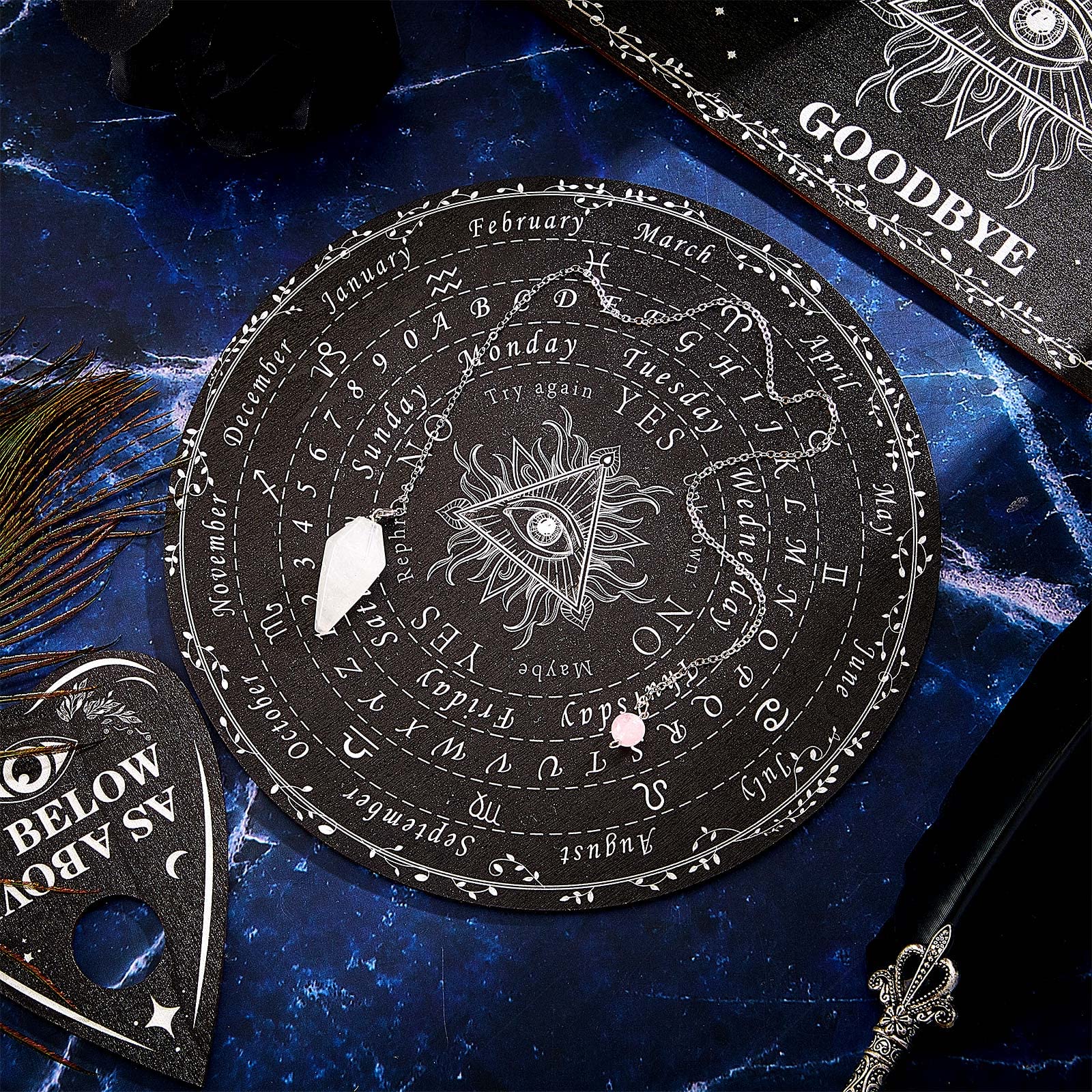 Threan gift-ready set for family or friend who loves divination