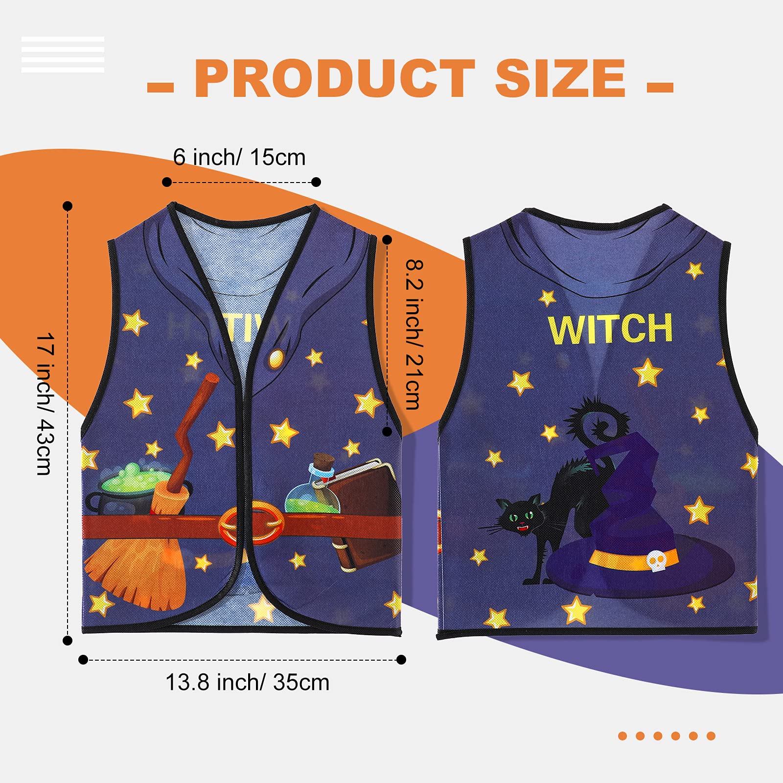Threan kids dress-up vest unisex design enables easy on-off without zippers