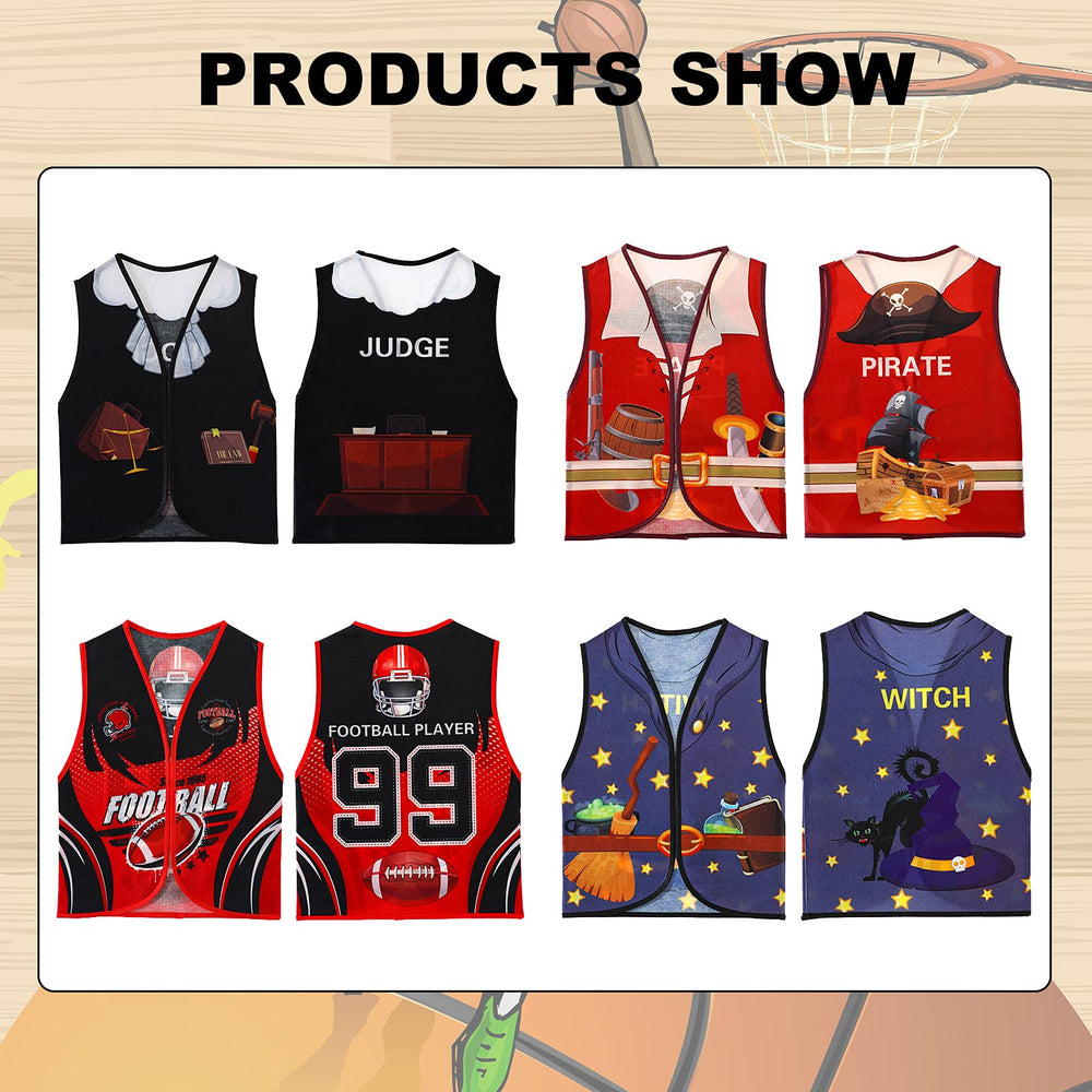 Threan packaged multi-costume set supports themed parties and school performances