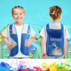 Threan vivid occupations print design displays ten career themes for imaginative play