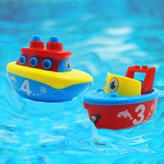 Magnetic boats from 3 Bees & Me support sensory exploration and fine motor practice