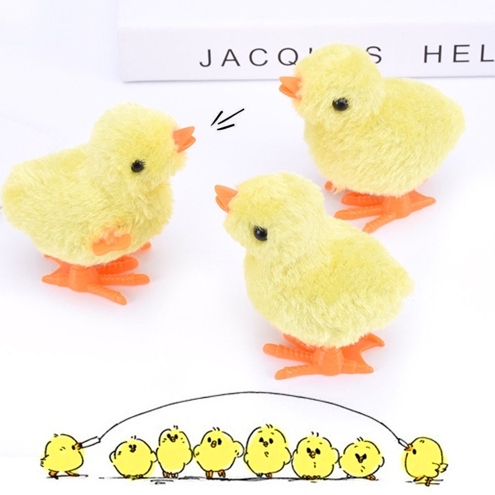 3 Otters chick in Easter basket fillers with soft plush texture.