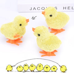 3 Otters chick in Easter basket fillers with soft plush texture.