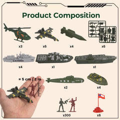 Three Otters group play accessories for sorting and counting fleets