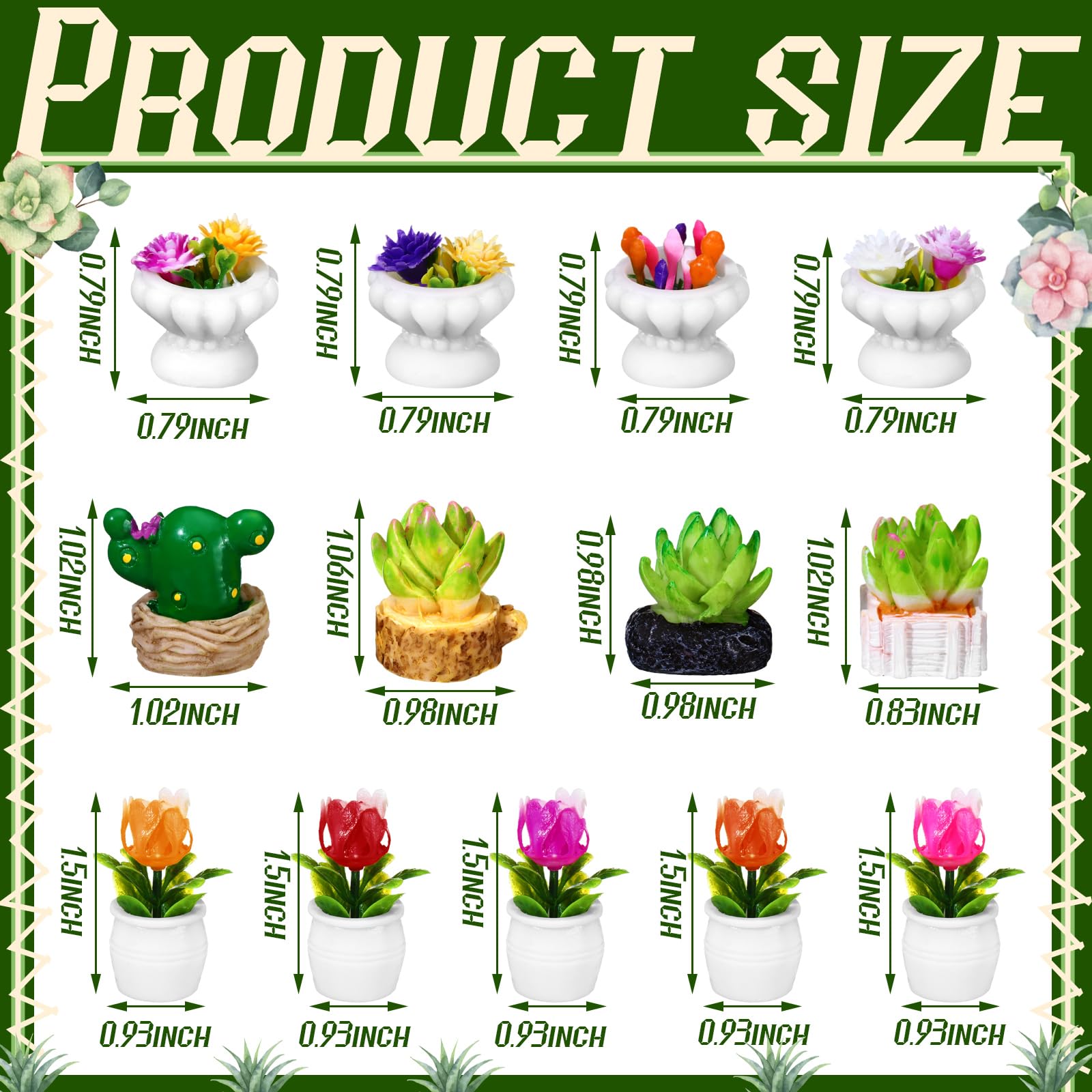 Threehoney flower pot miniature brightens bedrooms and desks