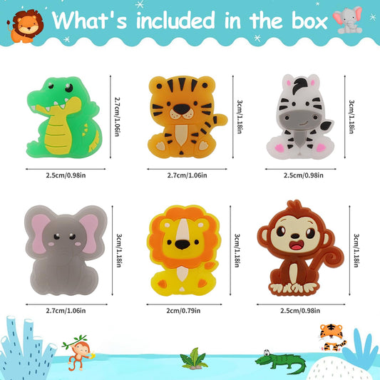 Threelf Jungle Animal Ring Elephant soft elastic fit and glow moments