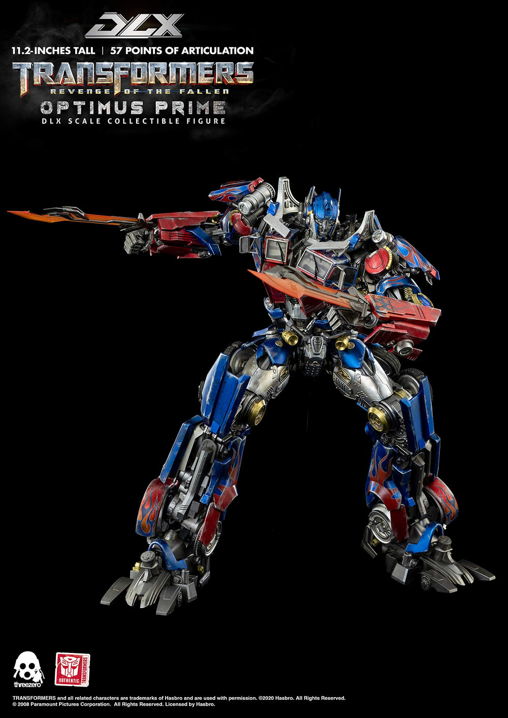 threezero Transformers Optimus Prime DLX interchangeable battle mask for expression changes