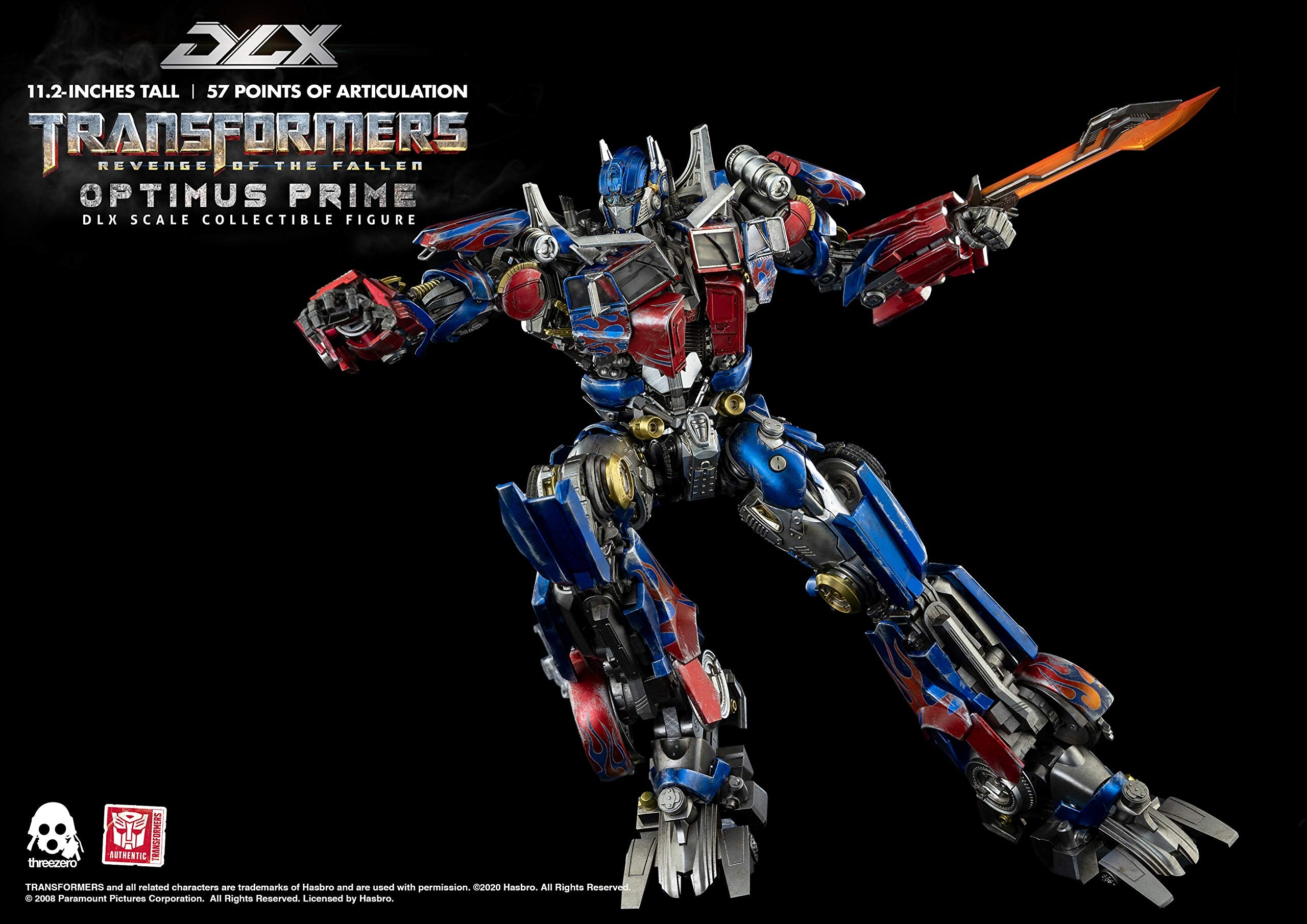 threezero Transformers Optimus Prime DLX interchangeable hands for pose variety