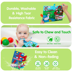 Thremhoo dinosaur tails page highlights playful animal learning for infants