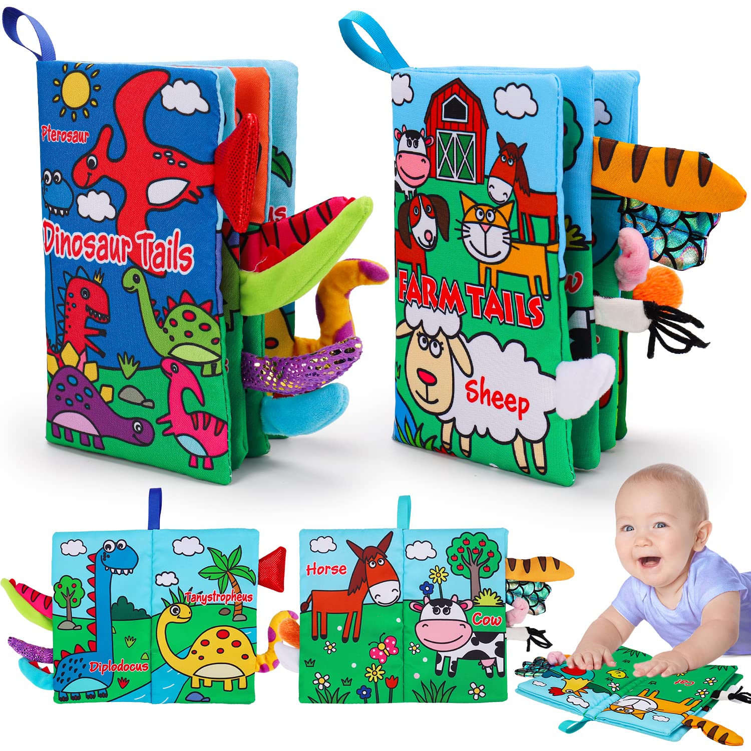 Thremhoo high-contrast baby books front cover promotes visual stimulation and curiosity