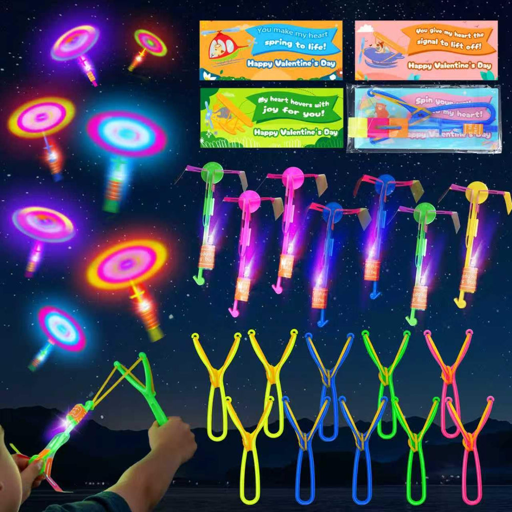Thremhoo LED glow helicopter blue for outdoor classroom play.