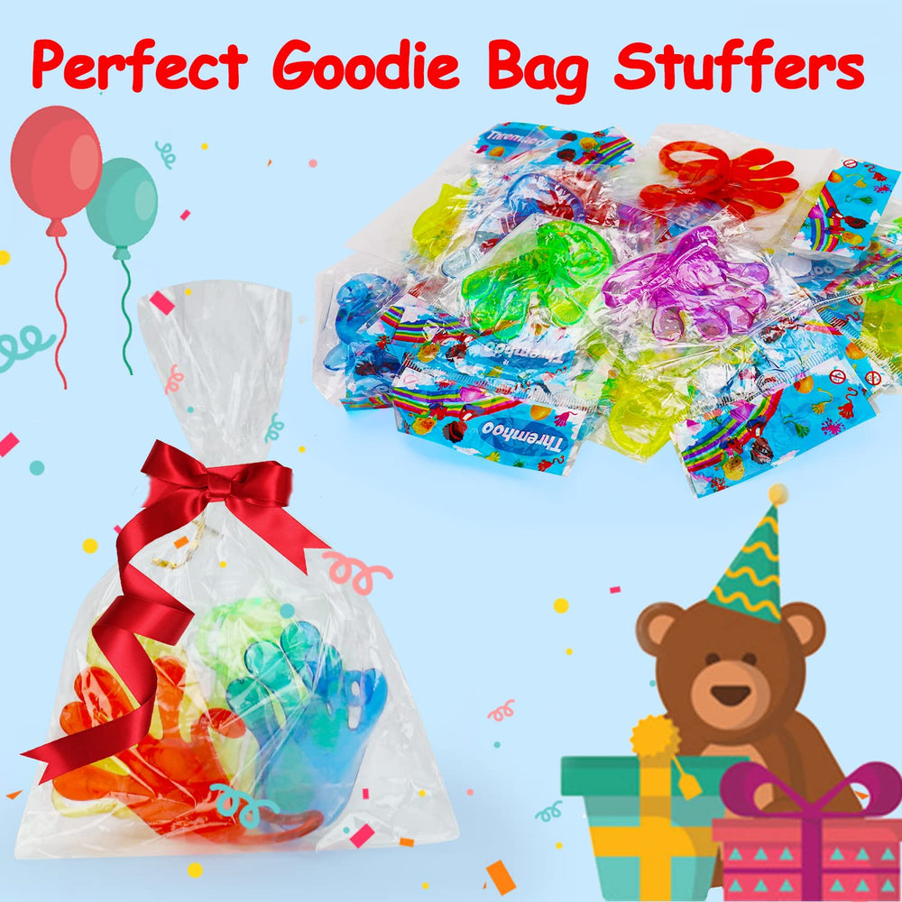 Thremhoo sticky hands for classroom prizes and reward shelves.