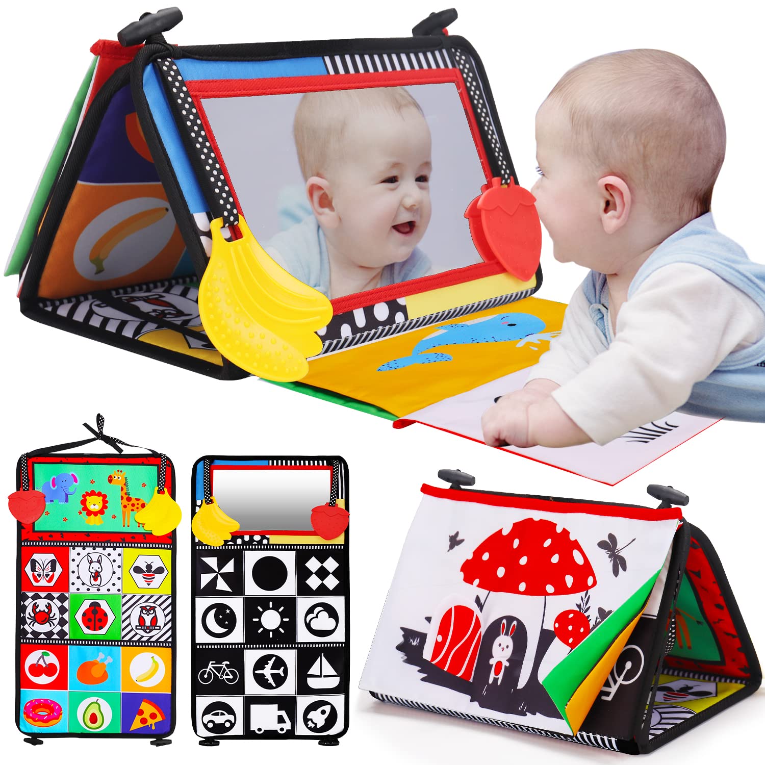 Thremhoo tummy time mirror supports early visual exploration.
