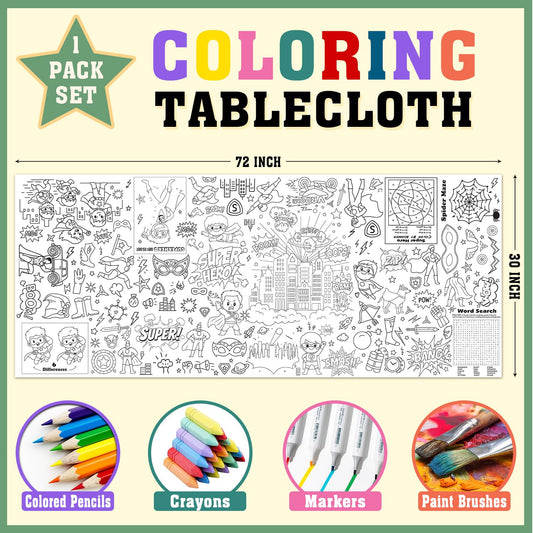 Thtags superhero tablecloth designs to spark classroom or party creativity