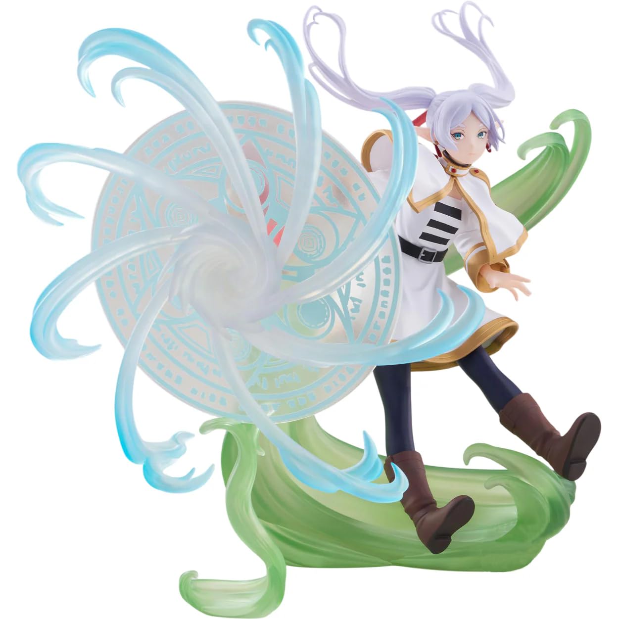 Thunder Tech Frieren FIGURIZMα figure in heights of magic pose for captivating display.