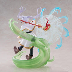 Thunder Tech Frieren FIGURIZMα whirlwind effect creates a dynamic midair impression.