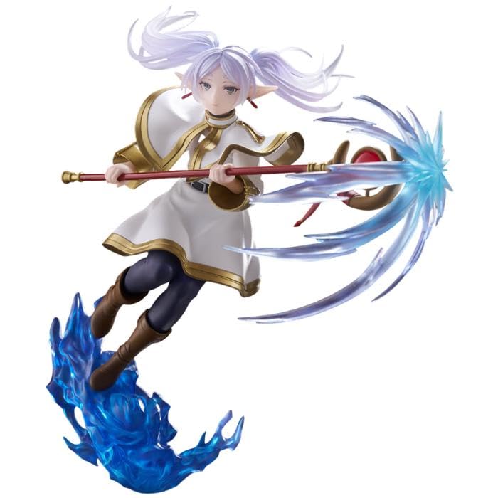 Thunder Tech Frieren mid-motion with staff, ideal for collector display
