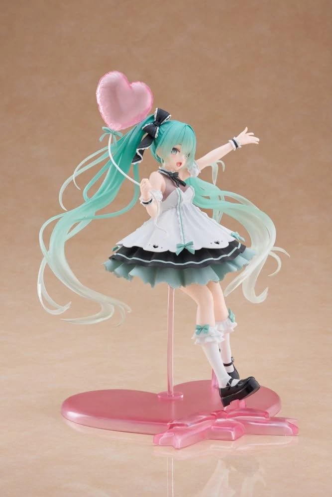 Thunder Tech Hatsune Miku Birthday 2025 AMP+ Party Ver. figure front view with joyful expression