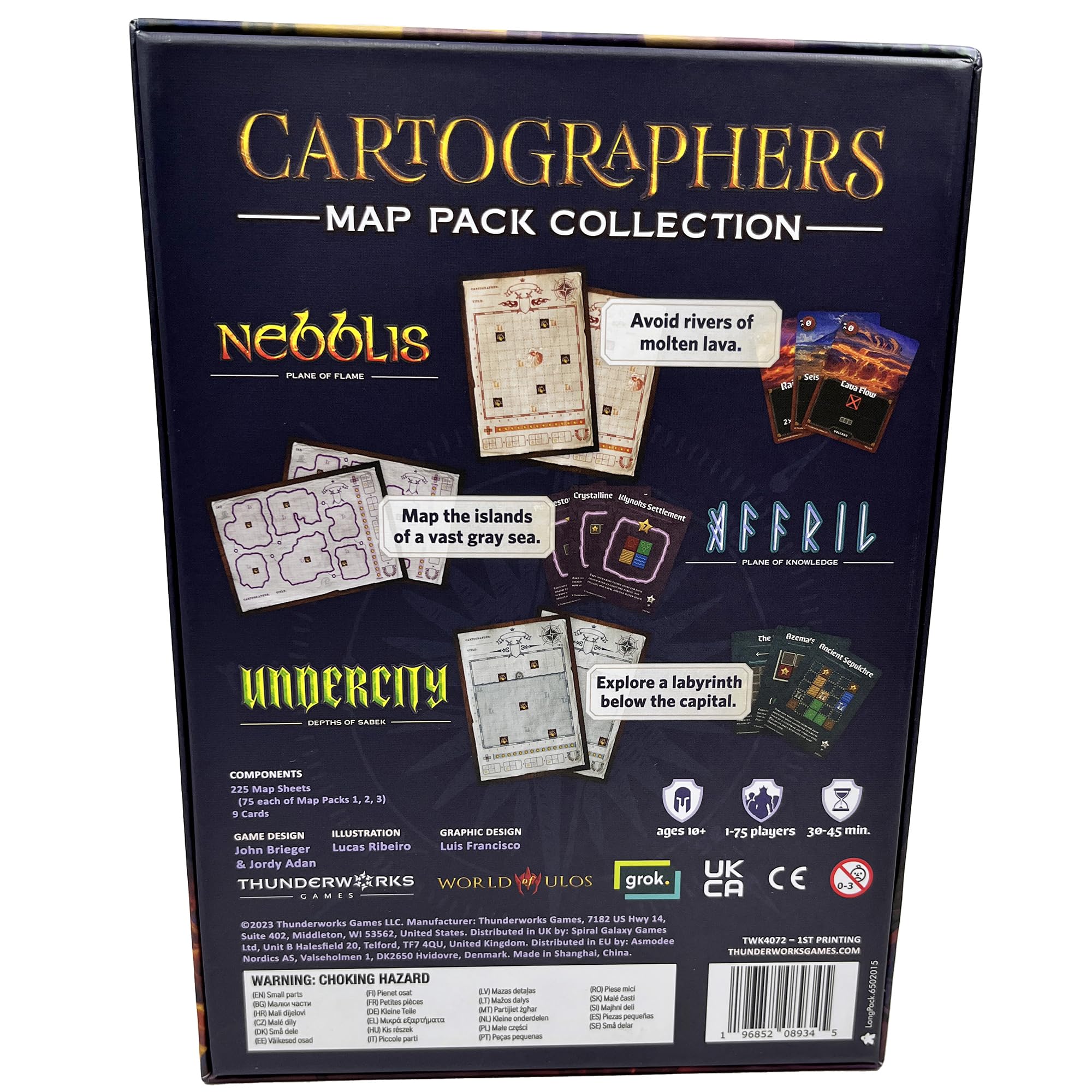 Thunderworks Nebblis volcano cards add surprise events during Explore draws