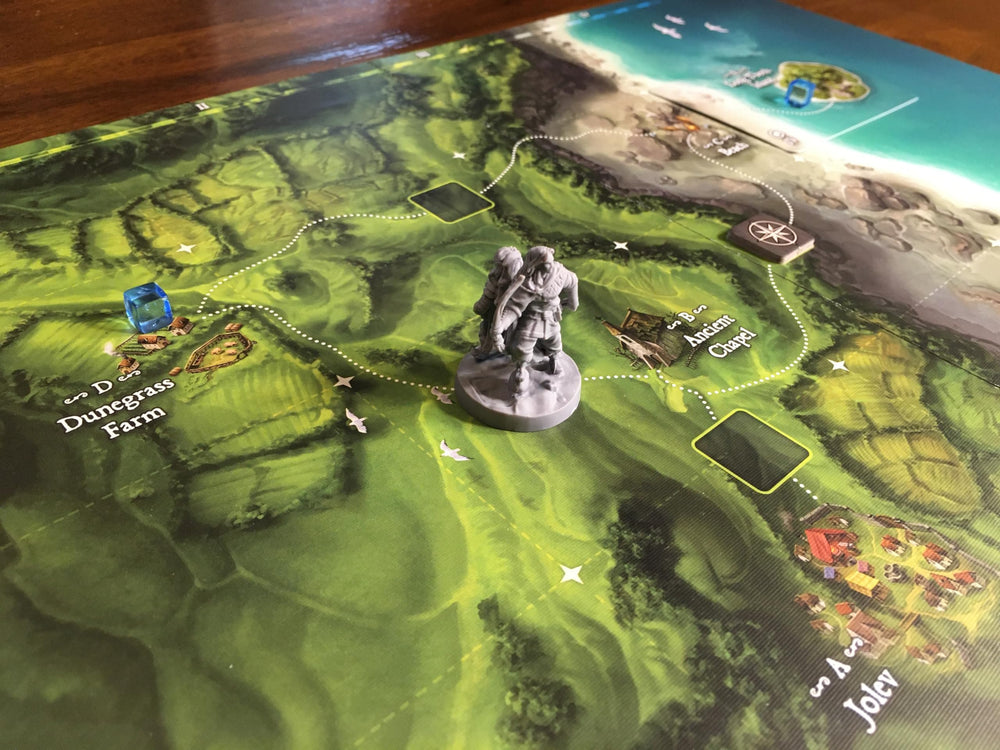 World of Ulos map in Roll Player Adventures illustrating expansive campaign settings.