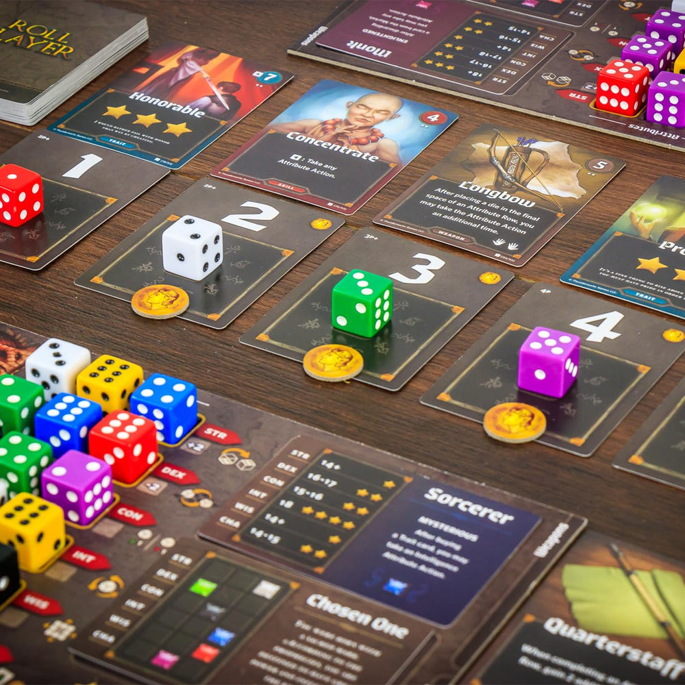 Thunderworks Roll Player traits and skills cards expand hero options.
