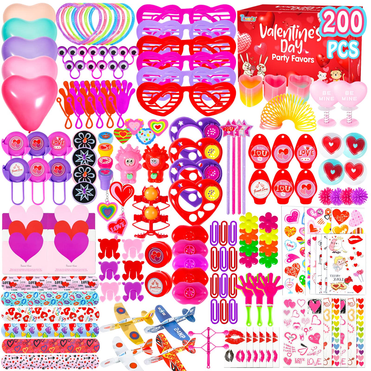 Thuodo Valentine flower rings offer bright classroom prizes and kid-friendly fun.