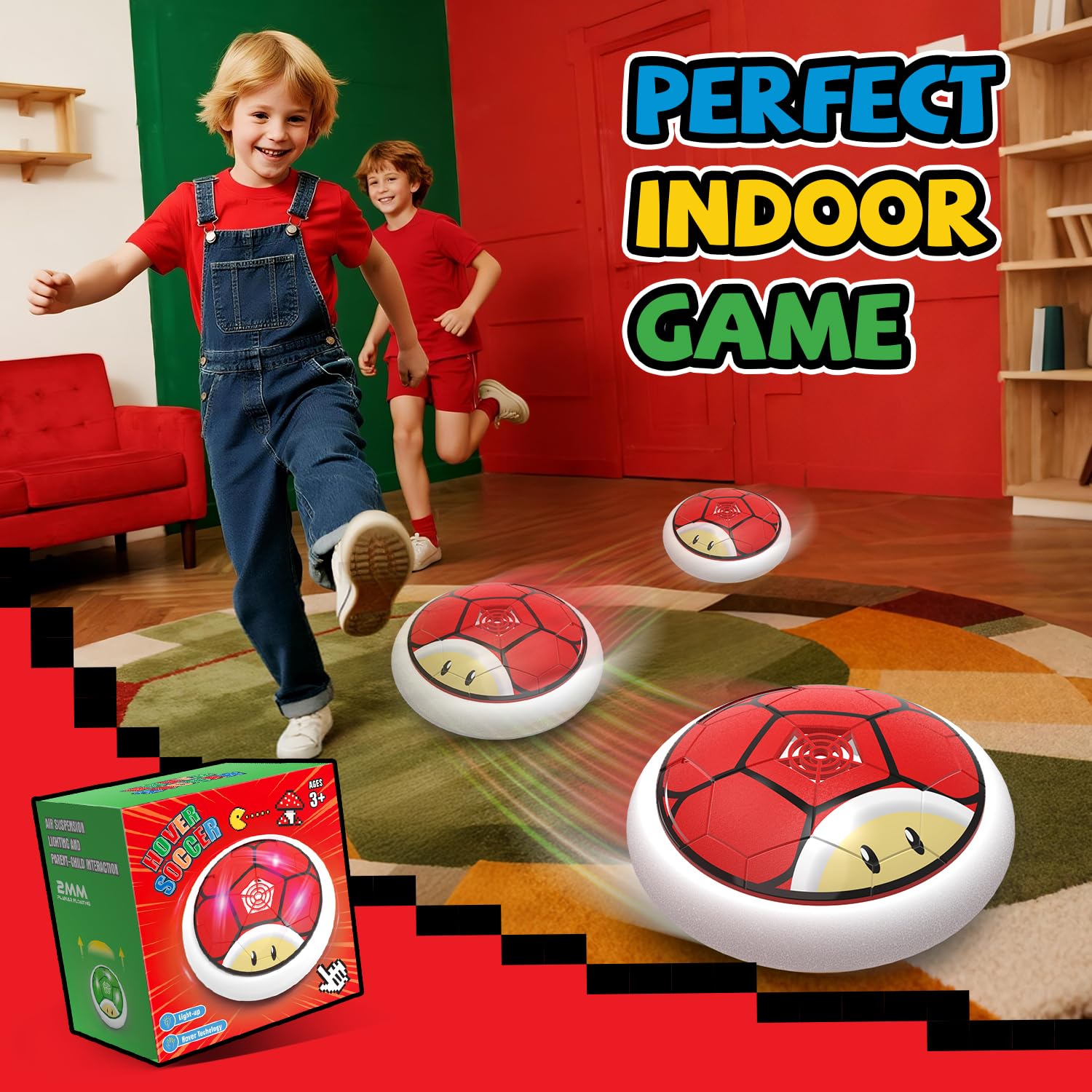 Perfect gift for kids ages 3-12 to enjoy active play
