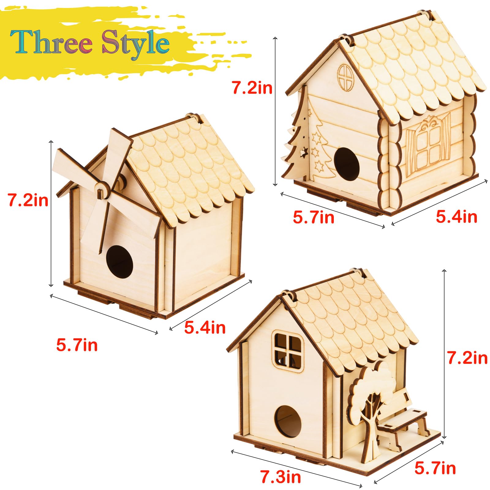 THWAS-LIGHT diamond sticker sheet adds sparkle to birdhouse decoration.