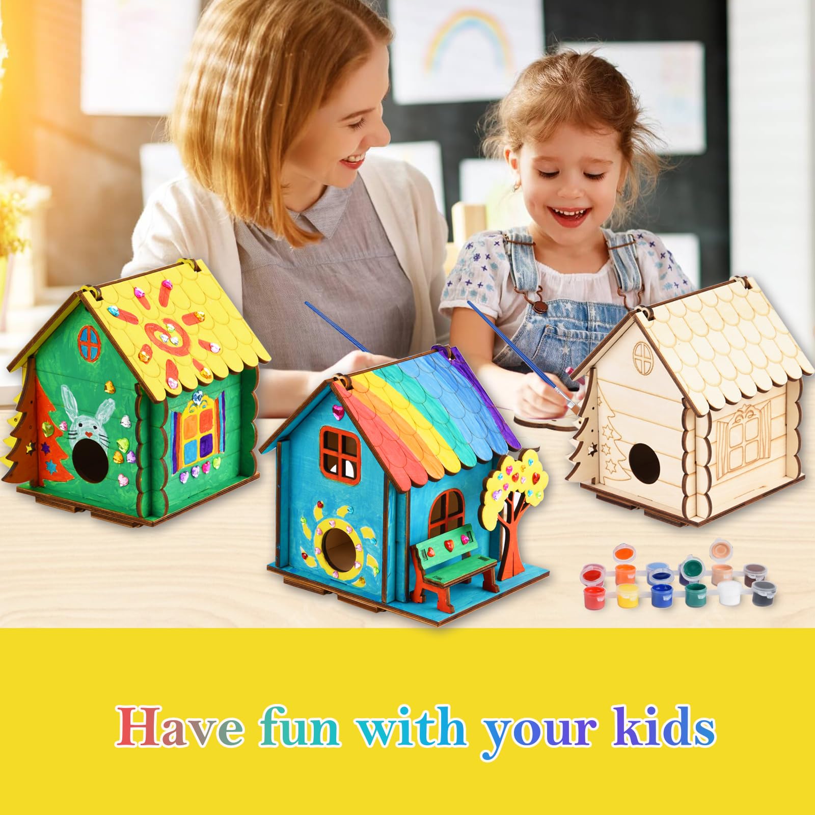 THWAS-LIGHT outdoor crafts inspire little creators and bird visits outside.