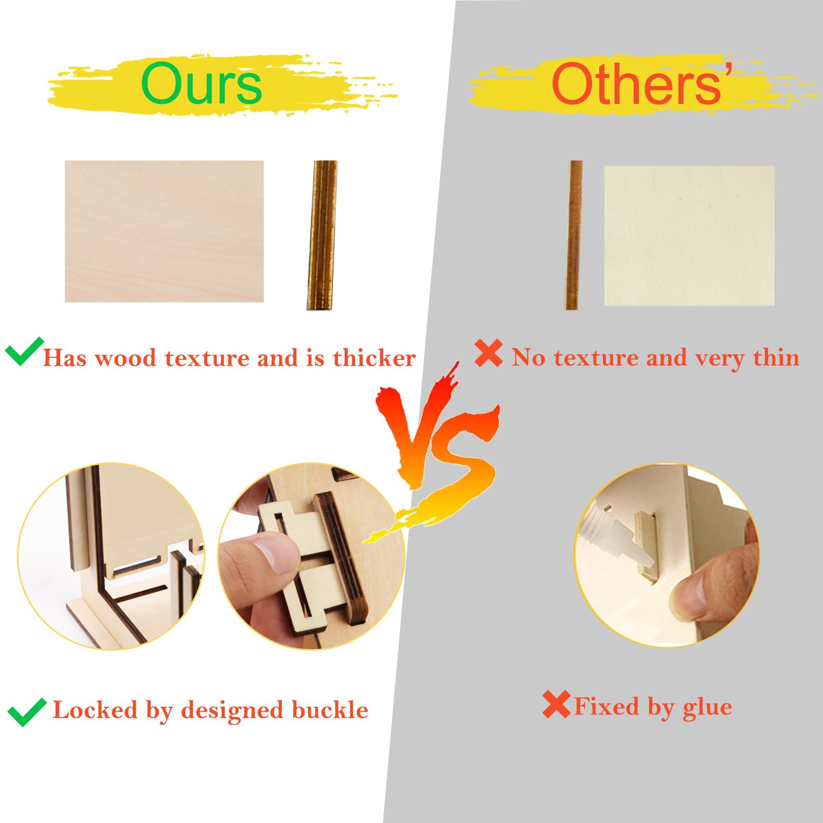 THWAS-LIGHT pre-cut slotted design simplifies assembly for quick projects.