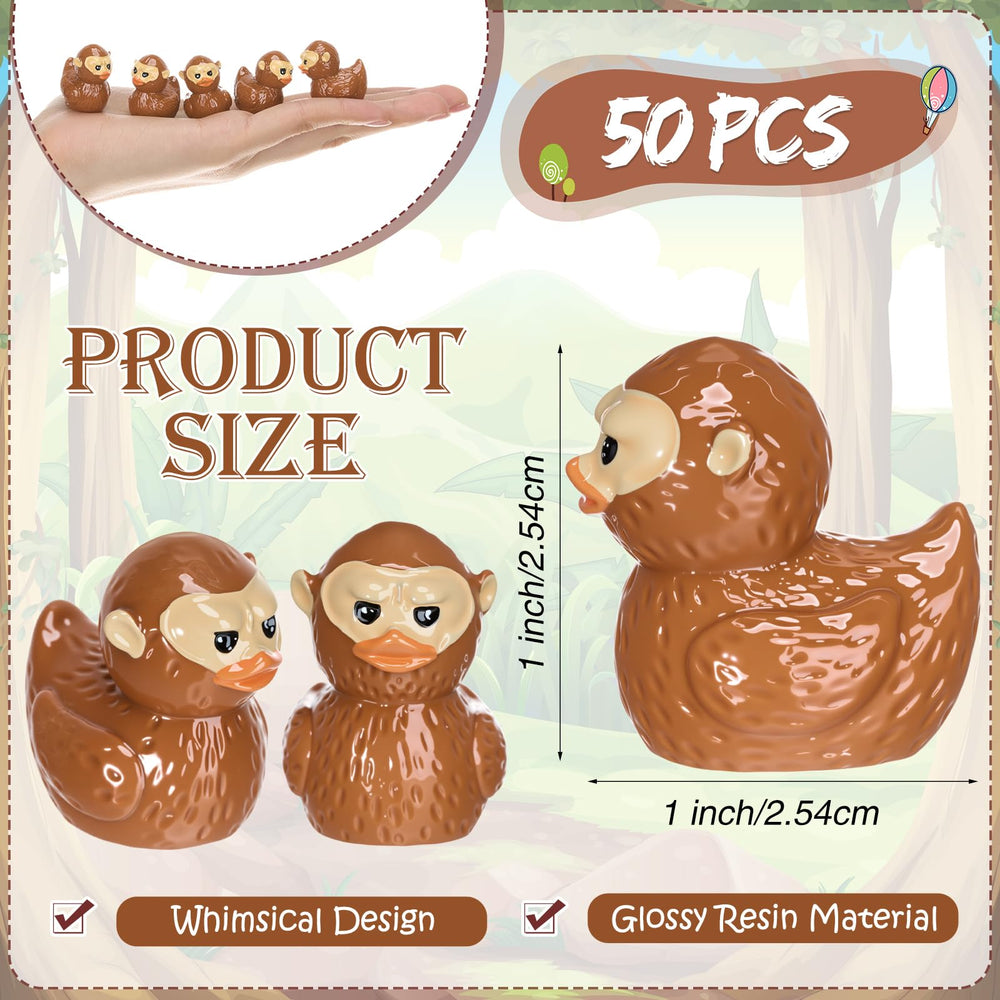 Thyle mini resin Bigfoot ducks for desk decor and unique gift ideas.