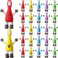 Thyle mini toothbrush figures in red for desk decor and playful education
