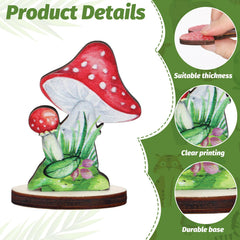 Thyle mushroom stand display keeps decorations stable on flat surfaces.