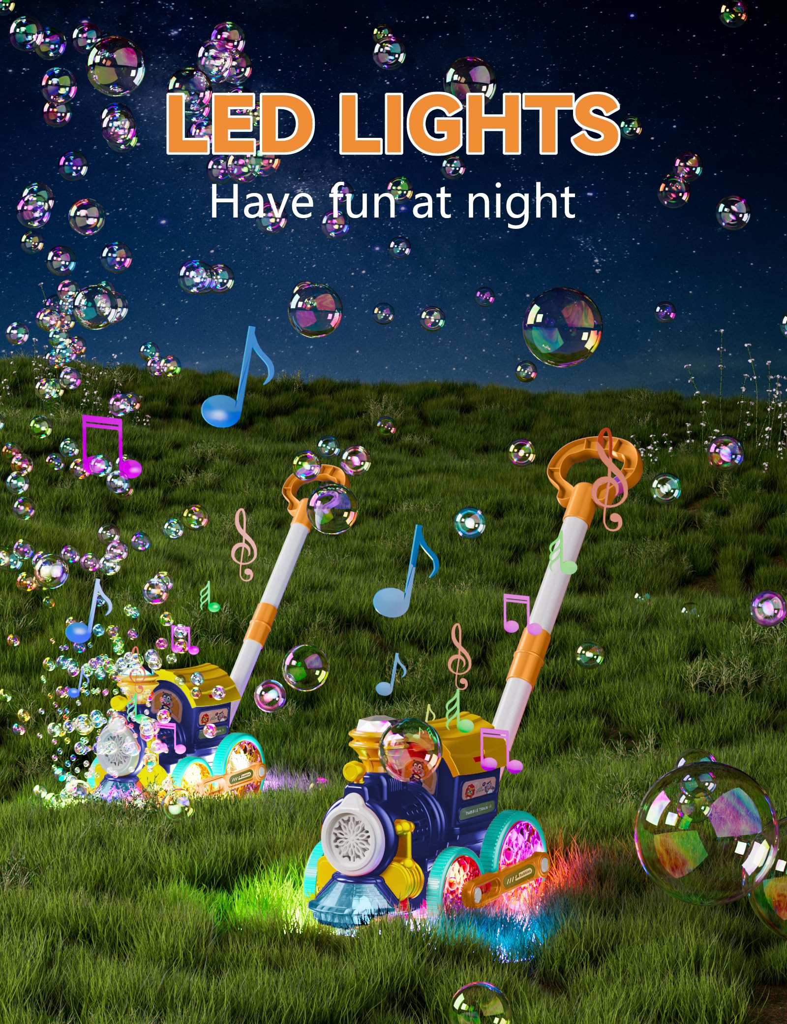 TI-TOO LED lights create night-time bubbles and atmosphere