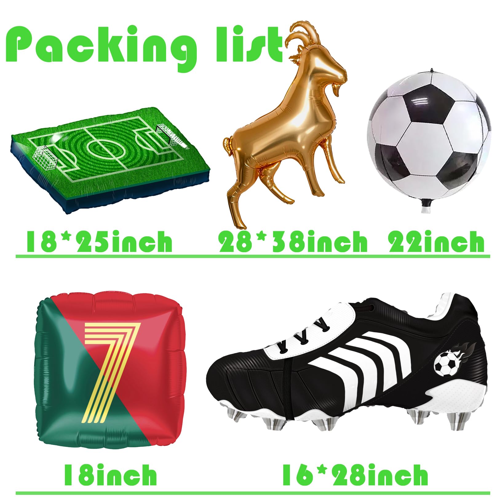 TiAaihion 4D football balloons highlight cleats detail for team party decor.