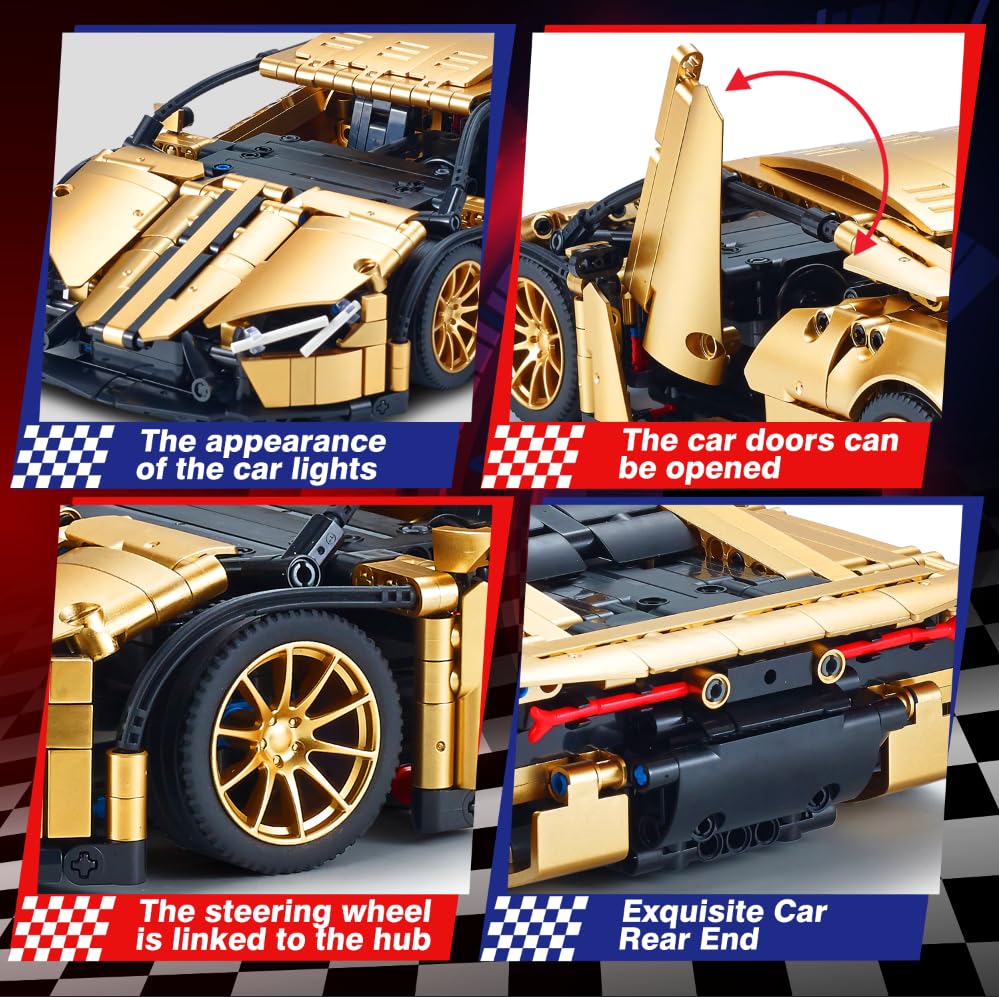 TIALLOW synchronized steering feature on gold car model
