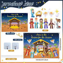 Tiamon felt characters angels and sheep for interactive storytelling