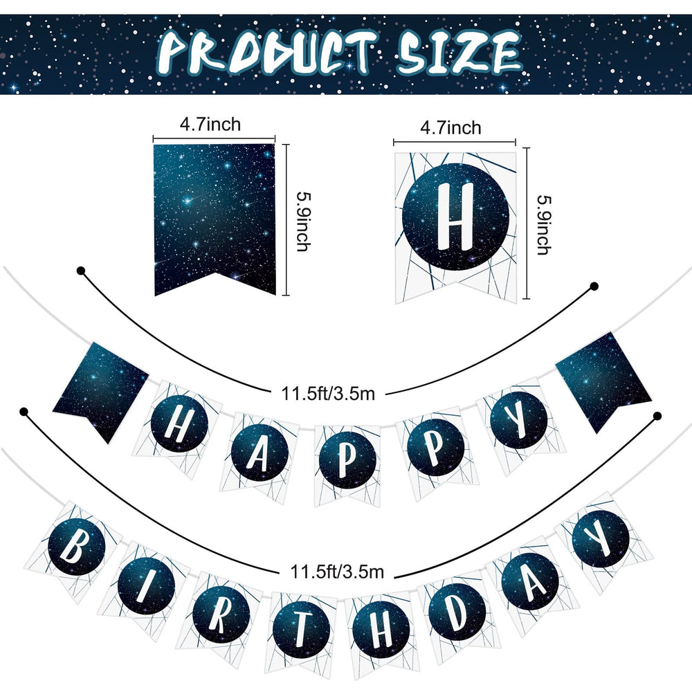 Tiamon galaxy napkins offer absorbent practicality amid the galaxy decor.