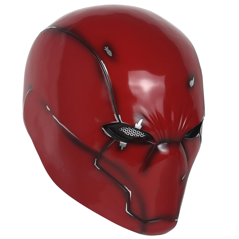 Tiangong Red Hood Helmet back detail emphasizing robust shell