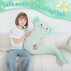 Tianmihou axolotl plush face close-up for cute display