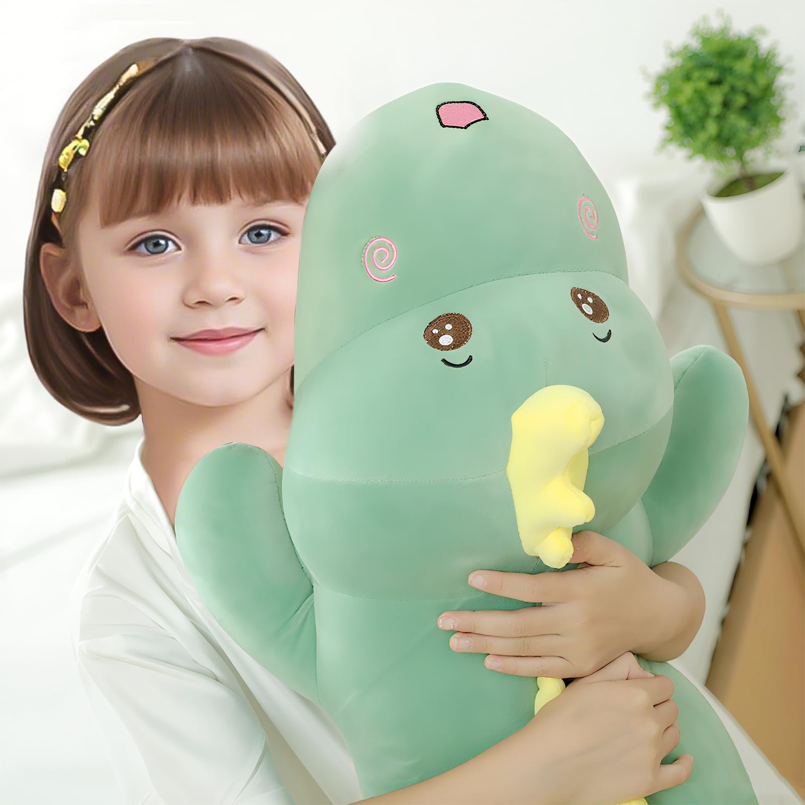 Tianmihou cuddly dinosaur plush as sleep companion