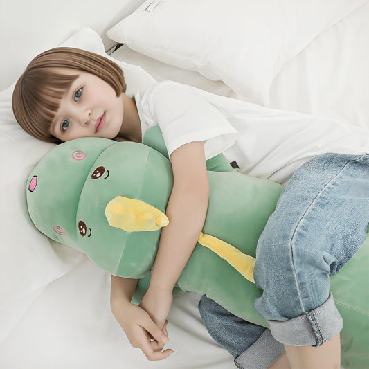 Tianmihou dinosaur plush toy pillow, perfect back cushion for reading