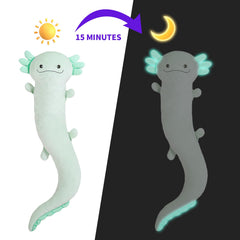 Tianmihou light-green axolotl plush adds soft color to rooms