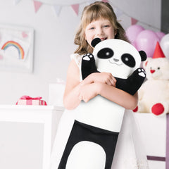 Tianmihou panda plush 90cm packaging, ready-to-gift presentation.