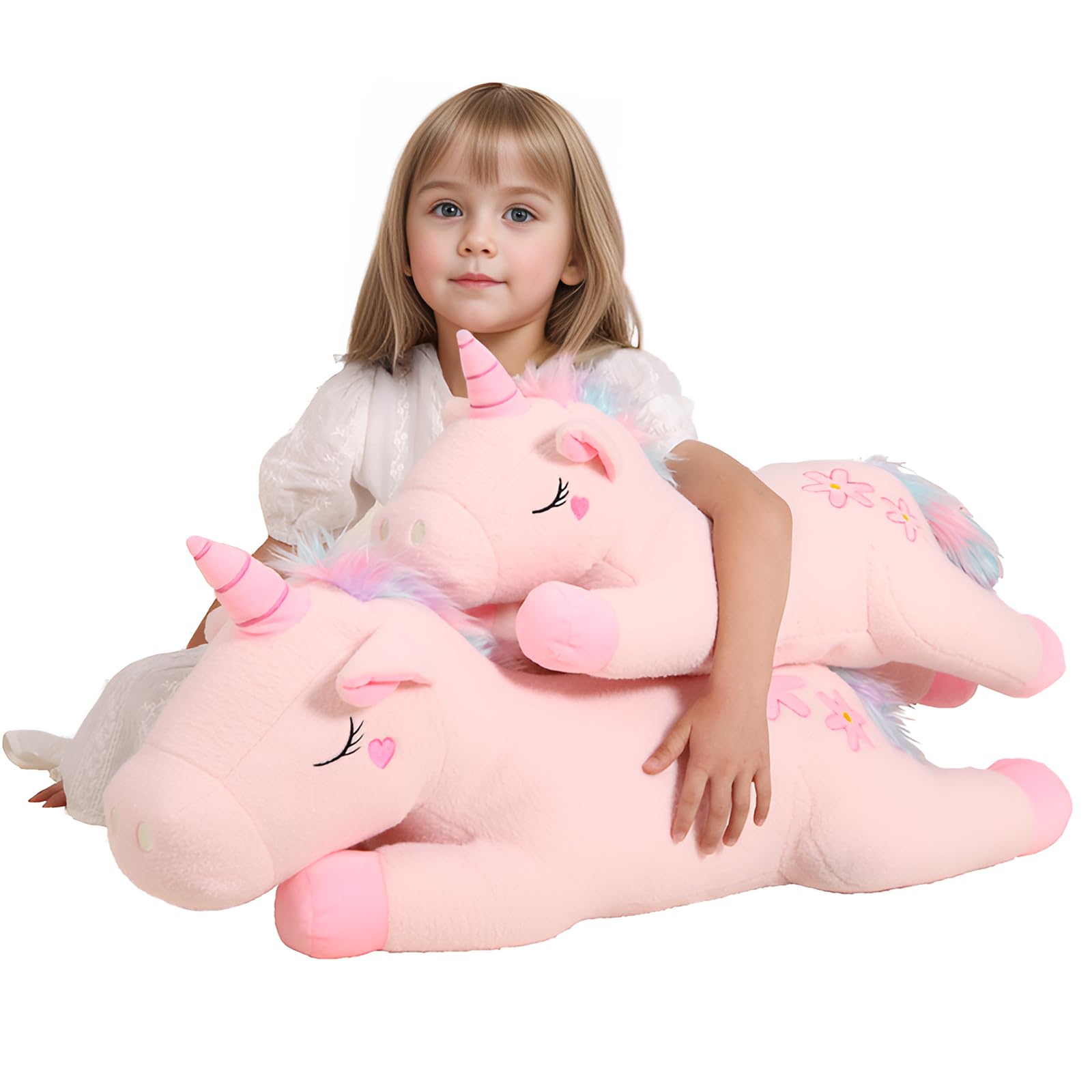 Tianmihou soft pink plush invites warm, comforting snuggles.