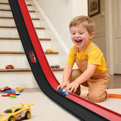 TIANYAO flexible 15ft track setup for versatile indoor racing on smooth surfaces.