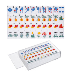 TIASUSAN American Mahjong tiles in dense acrylic for durable, easy play.