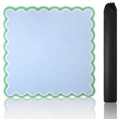 TIASUSAN blue Mahjong mat top view showing stable surface for focused play